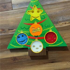 Holiday Sponge Set - Blue, Red, Yellow, White